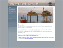 Tablet Screenshot of holywellresources.com